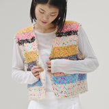 ¥ツイードジレ〈Textile Artwork by Yoshiko〉「無題」Yoshiko