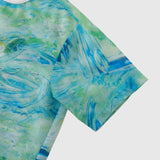 ¥シアーラッセルTシャツ「ノースウエスト航空」Shigetaka Wada