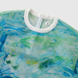 ¥シアーラッセルTシャツ「ノースウエスト航空」Shigetaka Wada