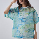 ¥シアーラッセルTシャツ「ノースウエスト航空」Shigetaka Wada