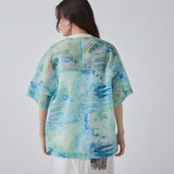 ¥シアーラッセルTシャツ「ノースウエスト航空」Shigetaka Wada