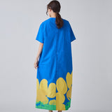 ¥フラワーTシャツワンピース「ヒマワリ」Masahiro Fukui