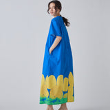 ¥フラワーTシャツワンピース「ヒマワリ」Masahiro Fukui