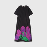 ¥フラワーTシャツワンピース「無題」Masahiro Fukui