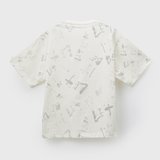 ¥アートグラフィックTシャツ【限定カラー】「無題(let it be)」Sayaka Sanpei