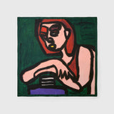 ¥シルクスカーフ「untitled」Miriam Hosner