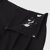¥Wサイドプリントパンツ「(無題)(丸)」ブラックSanae Sasaki