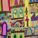 ¥「ハンガリー国立議事堂」原画作品Yoriko Kotera