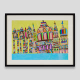 ¥「ハンガリー国立議事堂」原画作品Yoriko Kotera