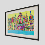 ¥「ハンガリー国立議事堂」原画作品Yoriko Kotera