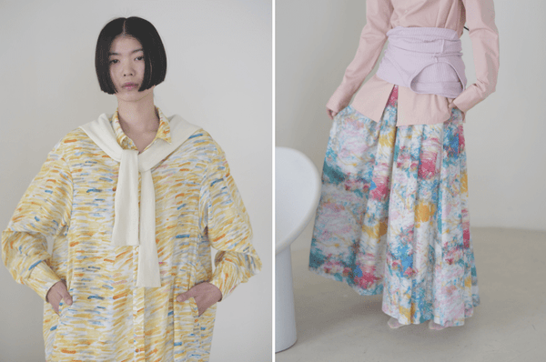 《春を感じる新作》ご自宅で洗えるスカート＆シャツワンピース - HERALBONY