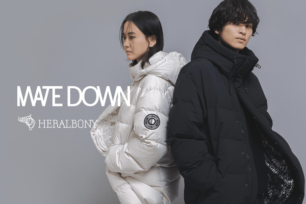 《数量限定 予約商品》IWATE DOWN×HERALBONY｜ダウンジャケット受注開始！ - HERALBONY
