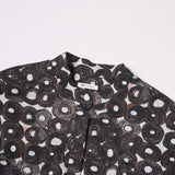 ノーカラーシャツ「（無題）（丸）」