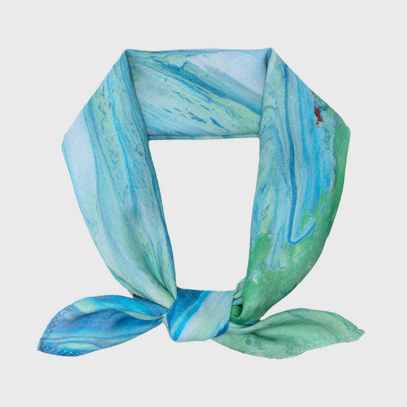 [In-store exclusive] Silk-blend bandana "Northwest Airlines"