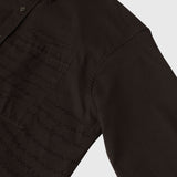 ￥【予約商品｜10月中旬お届け】Easy-Care Art Panel Print Shirt「maru-mm2024」marina