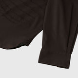 ￥【予約商品｜10月中旬お届け】Easy-Care Art Panel Print Shirt「maru-mm2024」marina