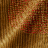 ￥【予約商品｜10月中旬お届け】Embroidered Corduroy Jacket「marina-moji003」　Beigemarina