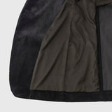 ￥【予約商品｜10月中旬お届け】Embroidered Corduroy Jacket「marina-moji003」　Charcoalmarina