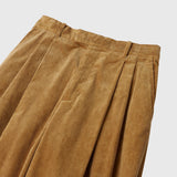 ￥【予約商品｜10月中旬お届け】Embroidered Corduroy Pants「marina-moji003」　Beigemarina