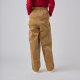 ￥【予約商品｜10月中旬お届け】Embroidered Corduroy Pants「marina-moji003」　Beigemarina