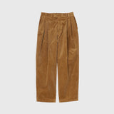 ￥【予約商品｜10月中旬お届け】Embroidered Corduroy Pants「marina-moji003」　Beigemarina