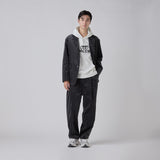 ￥【予約商品｜10月中旬お届け】Embroidered Corduroy Pants「marina-moji003」　Charcoalmarina