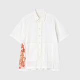 ￥【予約商品｜10月上旬お届け】Embroidered Short-Sleeve Shirt「Untitled」Willy De Smedt
