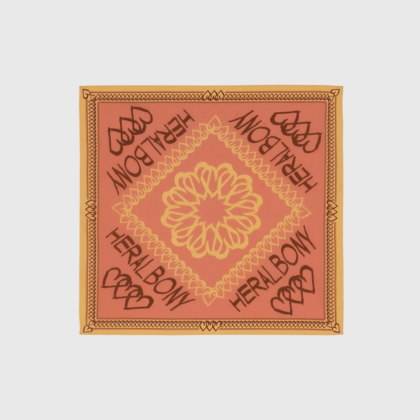 予約商品｜10月上旬お届け】【HEART】Bandana Orange – HERALBONY