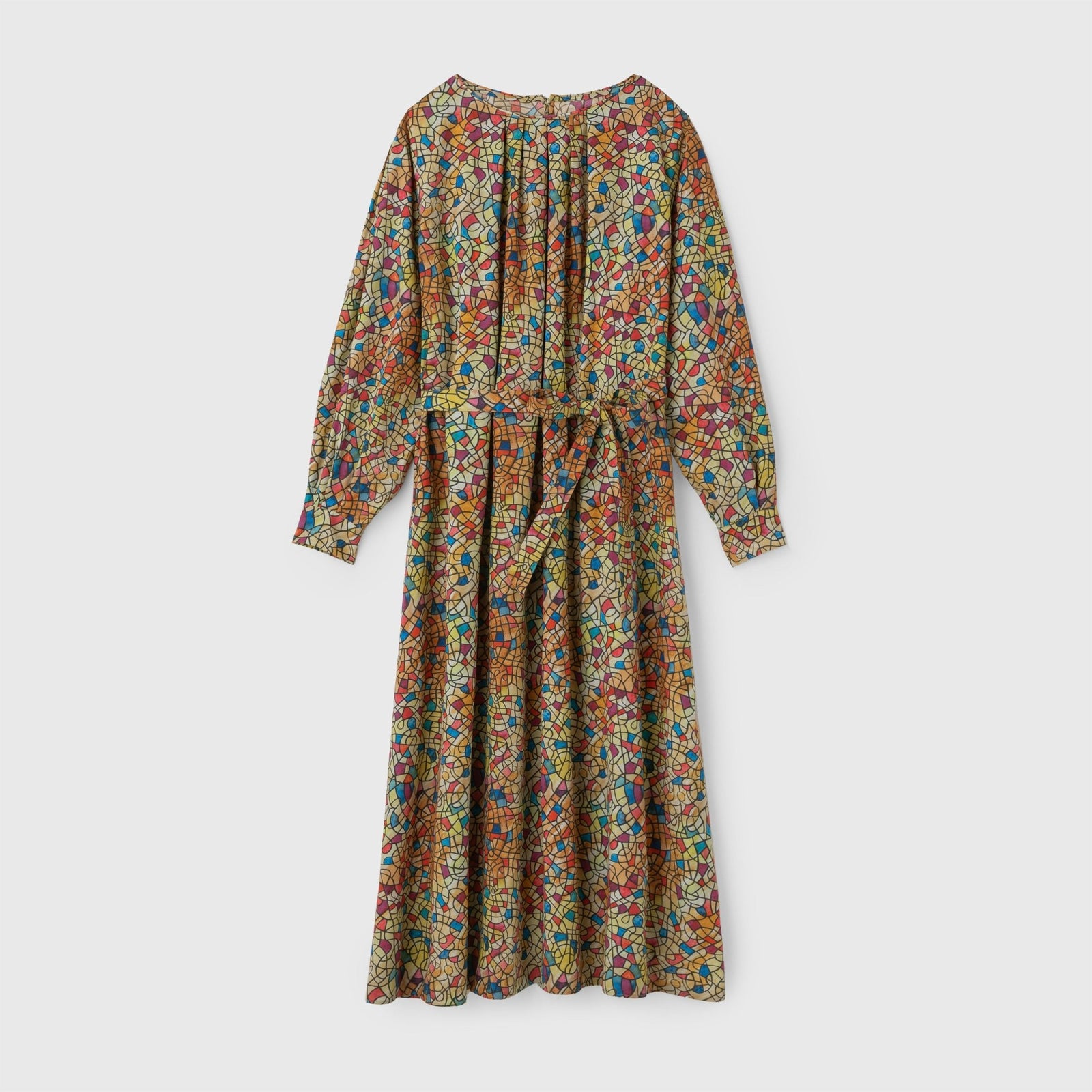 現行品 HERALBONY クルーネックワンピース クルーネックワンピース「キクノハバシキ」 – HERALBONY