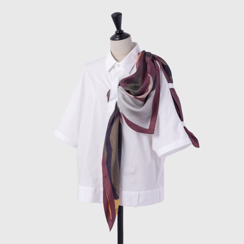 ￥【予約商品｜10月上旬お届け】スカーフループ付きショートシャツHERALBONY