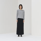 デニムスカート（ブラック）「heart-mm2024」