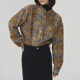 バンドカラーシャツ「秋」