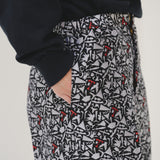 【店舗先行販売】ジャカードパンツ「モノクロの世界」