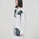 バンドカラーシャツ「タイトル不明」