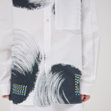 バンドカラーシャツ「タイトル不明」