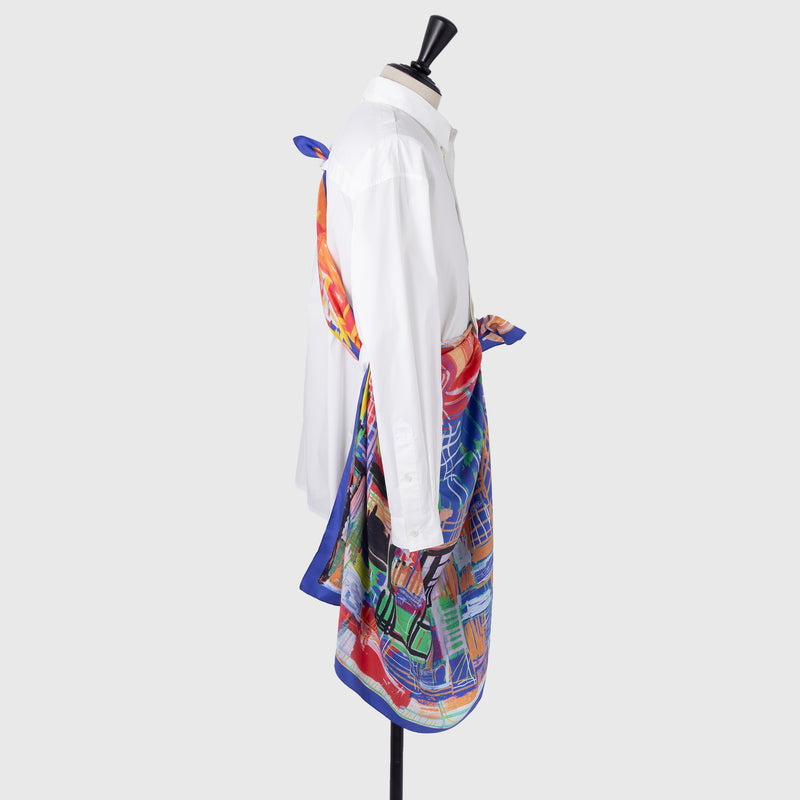 [Pre-order item | Delivery early to mid-November] Silk scarf "Maze"