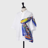 [Pre-order item | Delivery early to mid-November] Silk scarf "Maze"