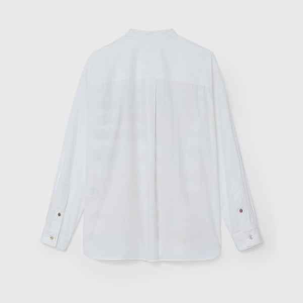 ￥【予約商品｜12月下旬お届け】バンドカラーシャツ「brown brush - mm2025」marina