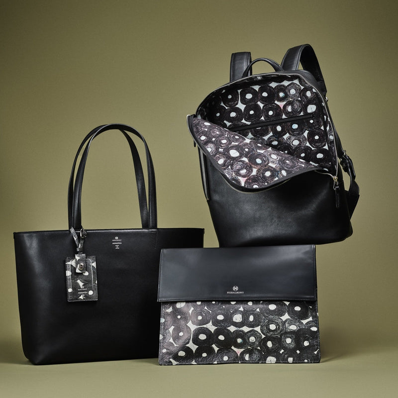 ￥【予約商品｜12月中旬お届け】レザートートバッグ「（無題）（丸）」Sanae Sasaki