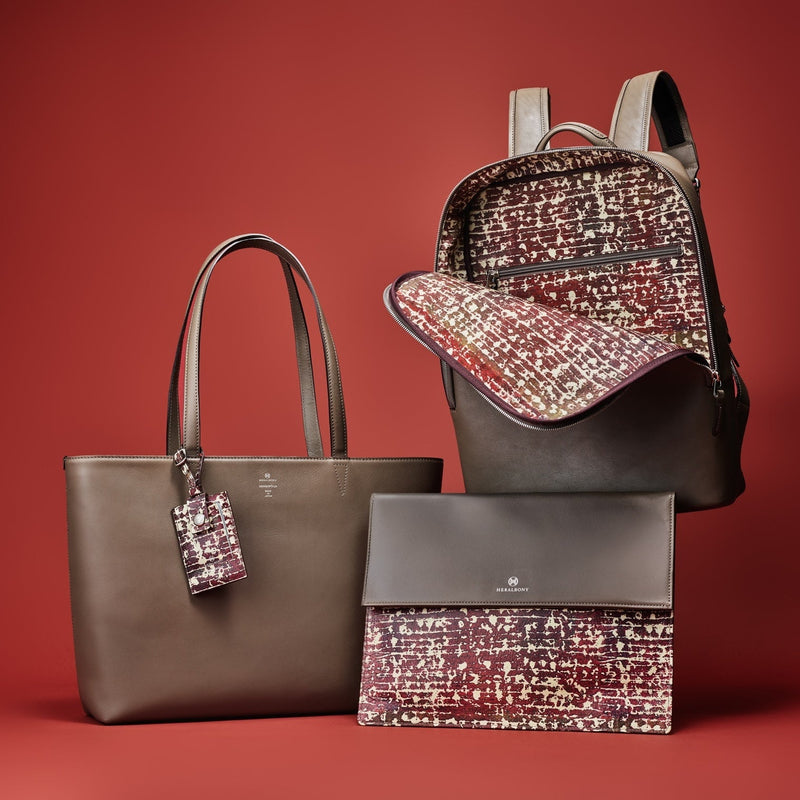 ￥【予約商品｜12月中旬お届け】レザートートバッグ「楽譜」Kaoru Iga