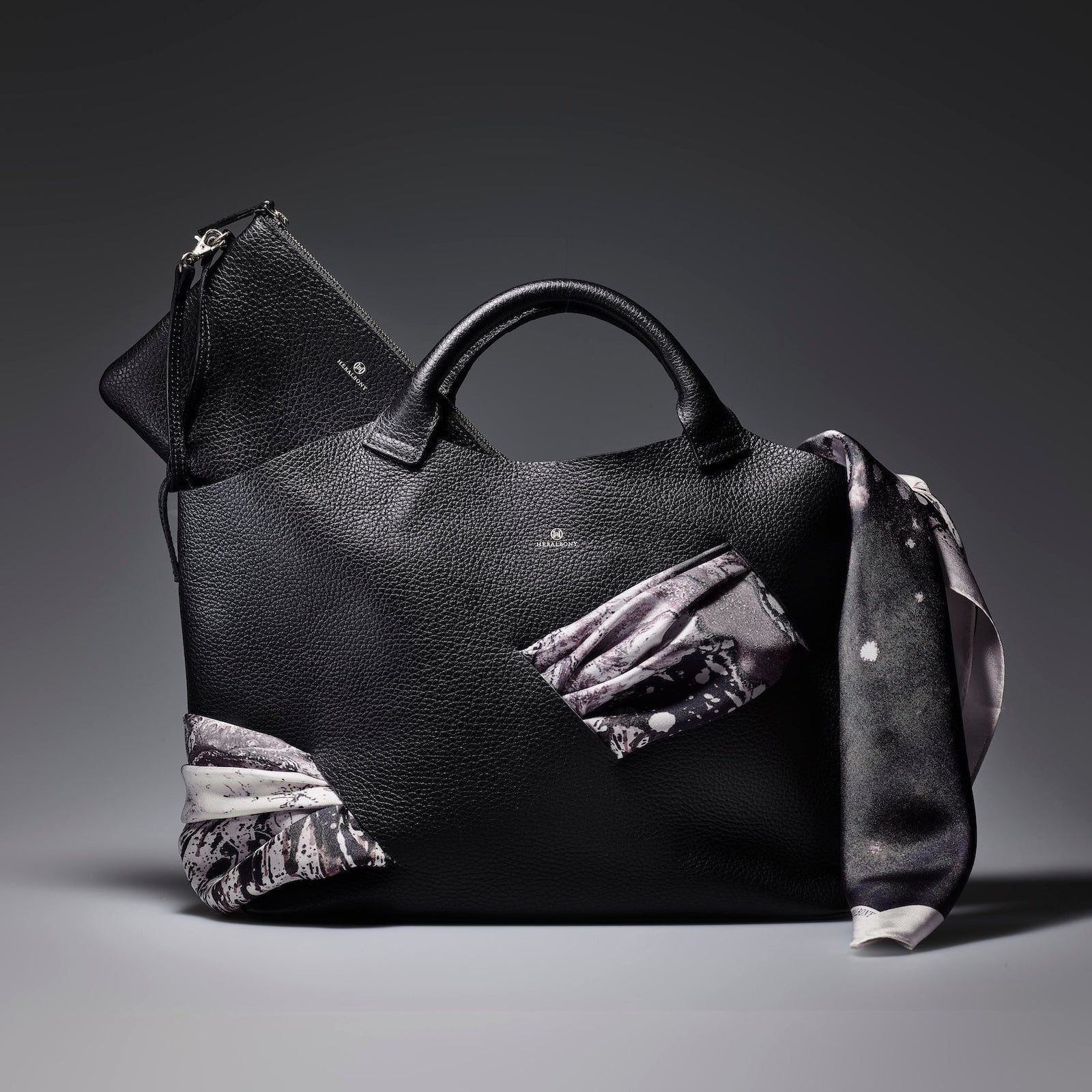 スカーフコンビレザートート – HERALBONY