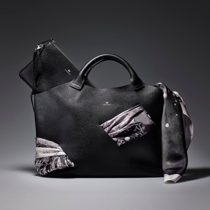 ￥【予約商品｜12月上旬お届け】スカーフコンビレザートートHERALBONY