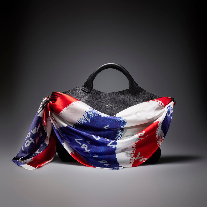 ￥【予約商品｜12月上旬お届け】スカーフコンビレザートートHERALBONY