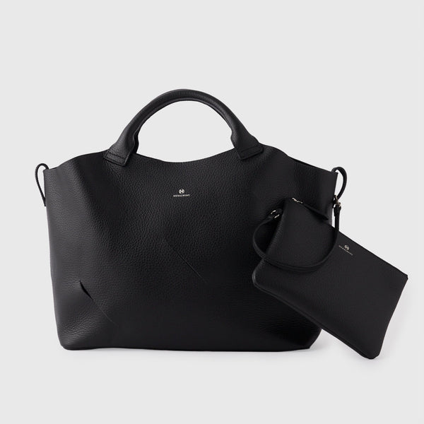 ￥【予約商品｜12月上旬お届け】スカーフコンビレザートートHERALBONY