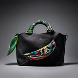 ￥【予約商品｜12月上旬お届け】スカーフコンビレザートートHERALBONY