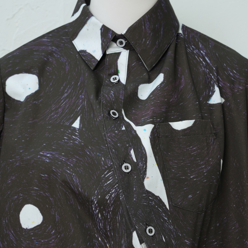 【予約商品｜3月下旬お届け】ANREALAGE×HERALBONY BALL SHIRT「（無題）（丸）」