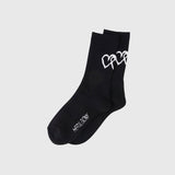 【HEART】Logo Ribbed Socks
