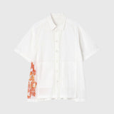 【予約商品｜10月上旬お届け】Embroidered Short-Sleeve Shirt「Untitled」
