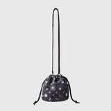 Reversible Mesh Drawstring Bag「（無題）（丸）」