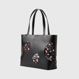 CUTTING LEATHER TOTE「（無題）（丸）」